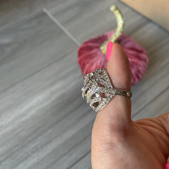 Silver Cocktail Ring - Picture 2 of 2